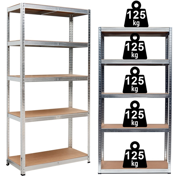 Galvanised Boltless Shelving Rack